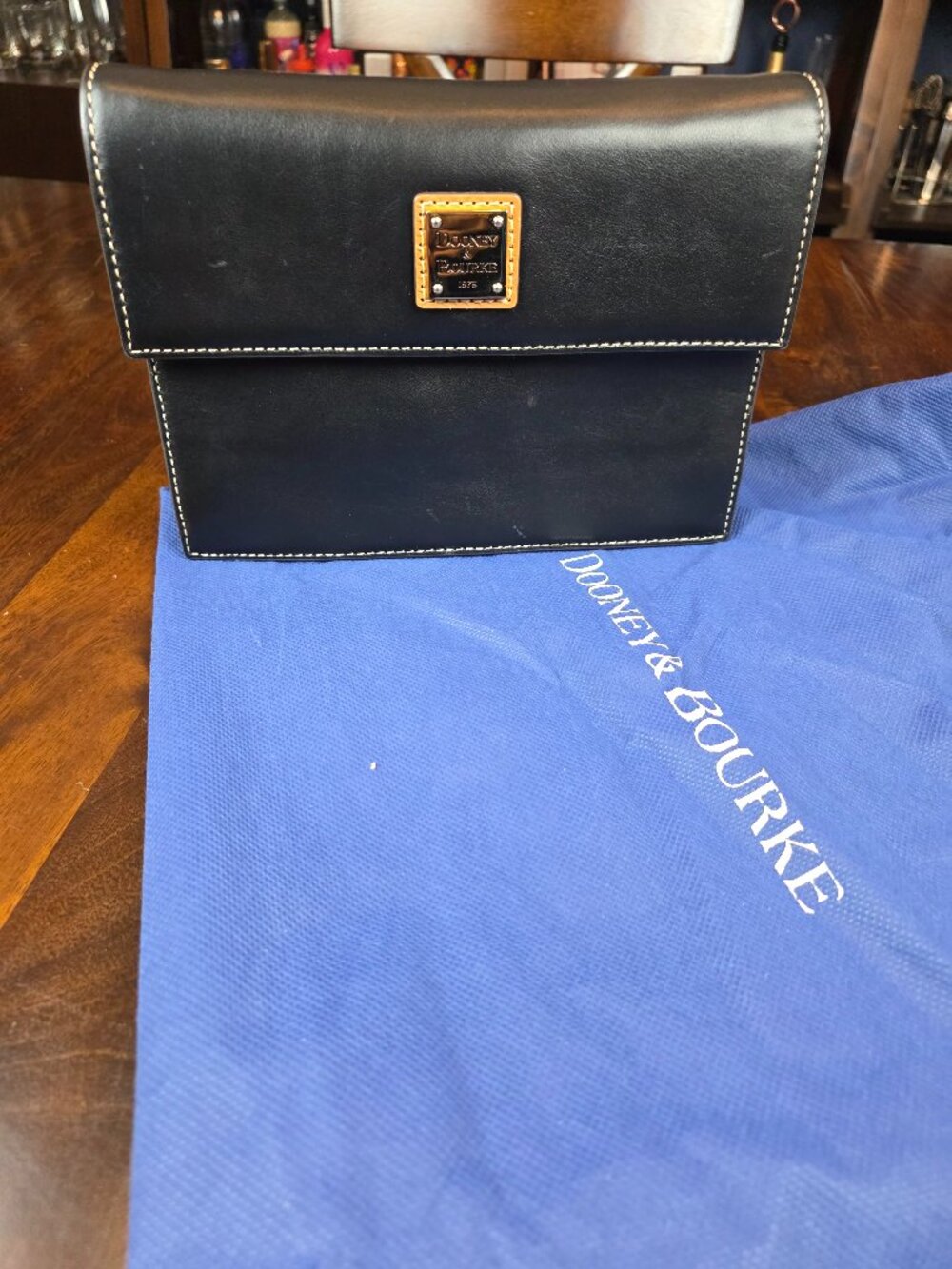 Dooney & Bourke Black Wexford East West Flap Crossbody